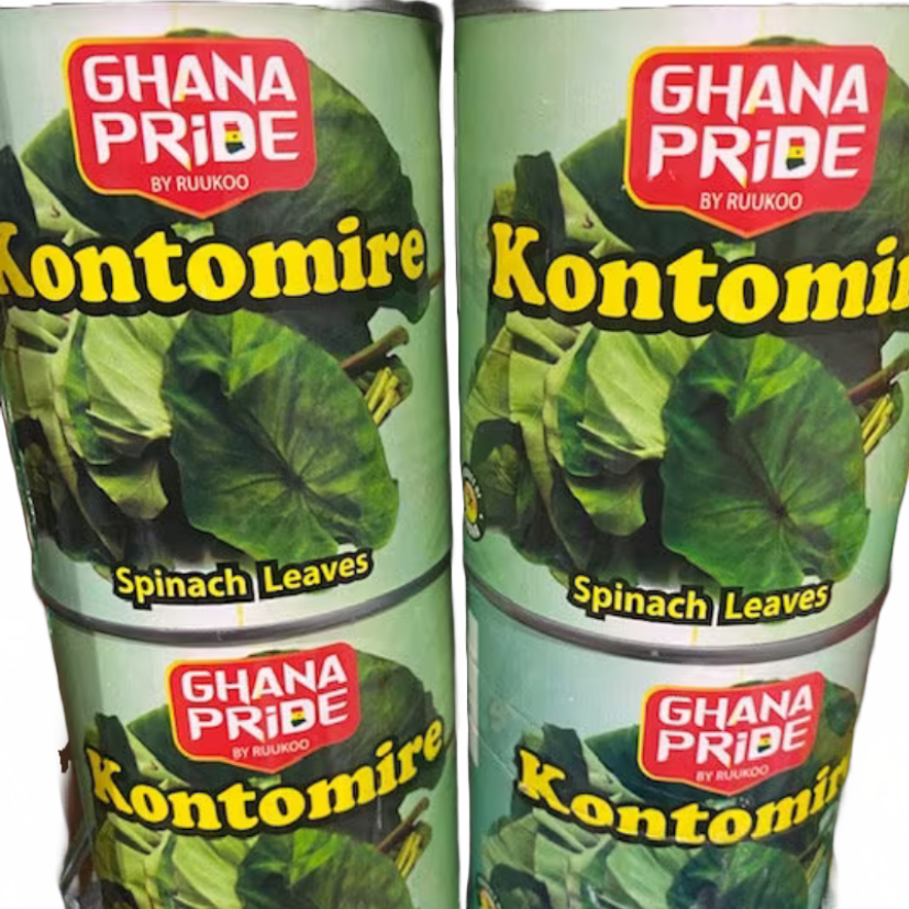 KONTOMIRE/COCOYAM LEAVES/SPINACH LEAVES - GHANA PRIDE - COLOCASIA ESCULENTA - 800G (1.7LBS) image 0